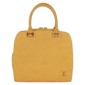 Louis Vuitton Pont Neuf Handbag Epi Leather Yellow Leather Handbag (Pre-Owned)